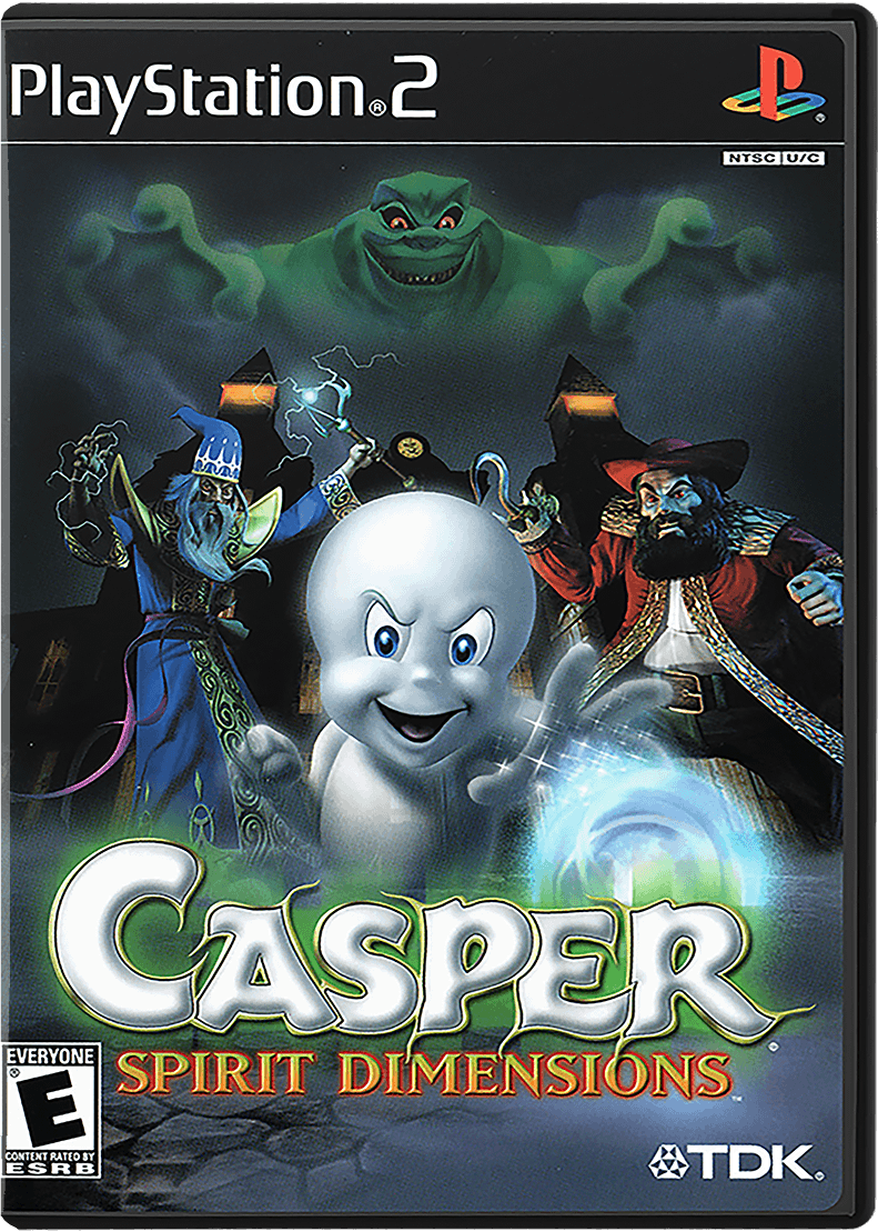 Casper Spirit Dimensions box art for Playstation 2